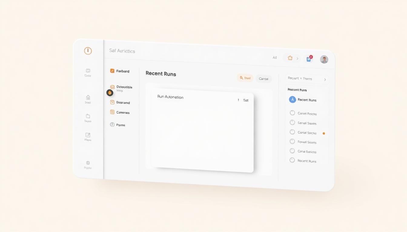WorkFlowBot customer dashboard showing automation tools and run history